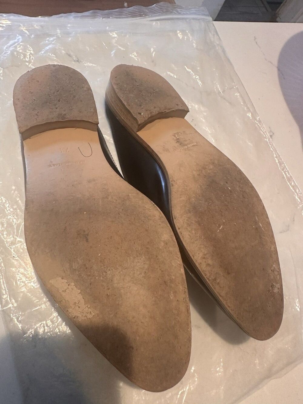 Everlane Made In Italy Modern Mules 7.5US Black Leather Low Heel Casual Pointy - Picture 6 of 9